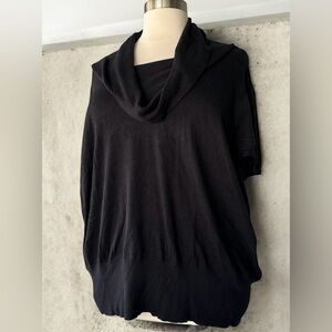 NWT!Liz & Me Black Cowl Neck Sweater Size 4X